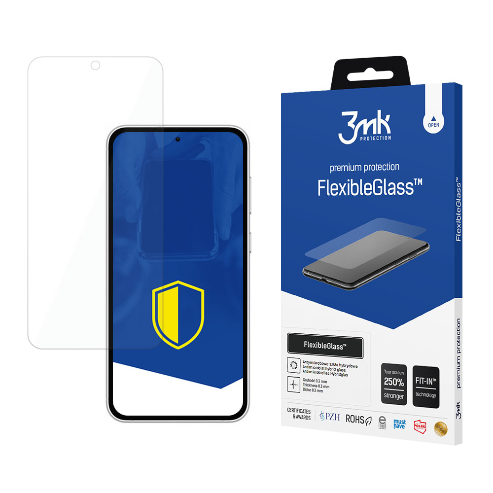 Samsung Galaxy S23 FE - 3mk FlexibleGlass aizsardzība ekrānam mobilajiem telefoniem