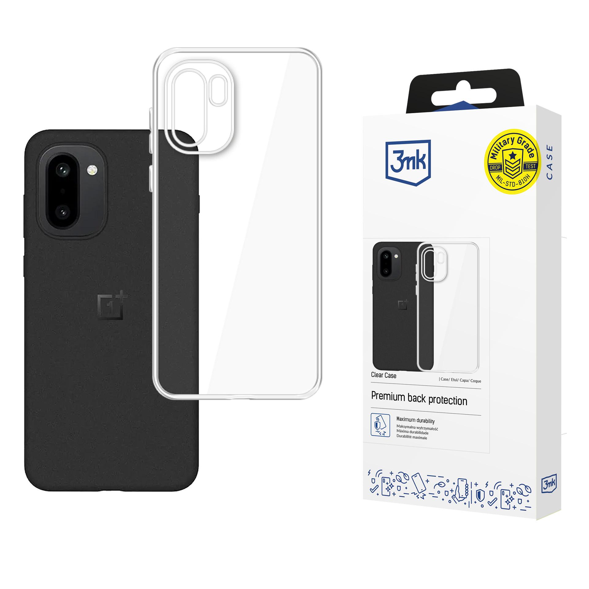 OnePlus 15R - 3mk Clear Case maciņš, apvalks mobilajam telefonam