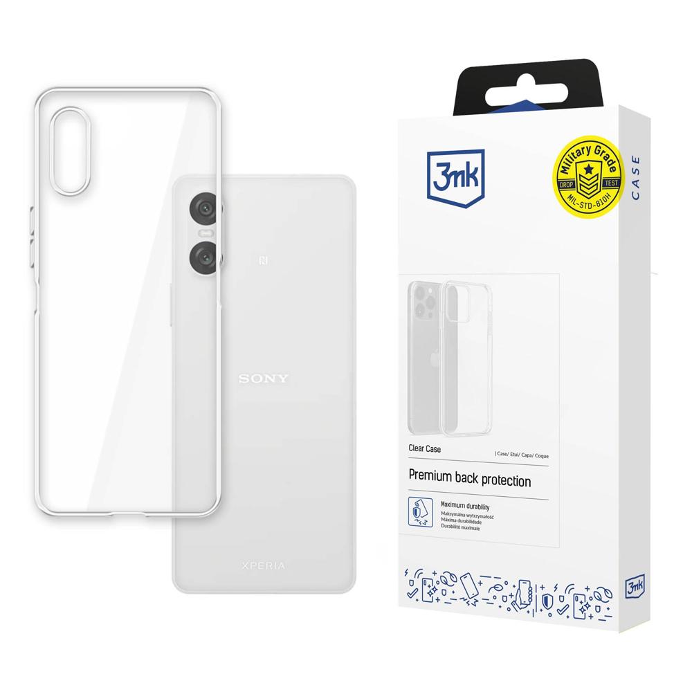 Sony Xperia 10 VI 3MK Clear Case Cover, Transparent maciņš, apvalks mobilajam telefonam