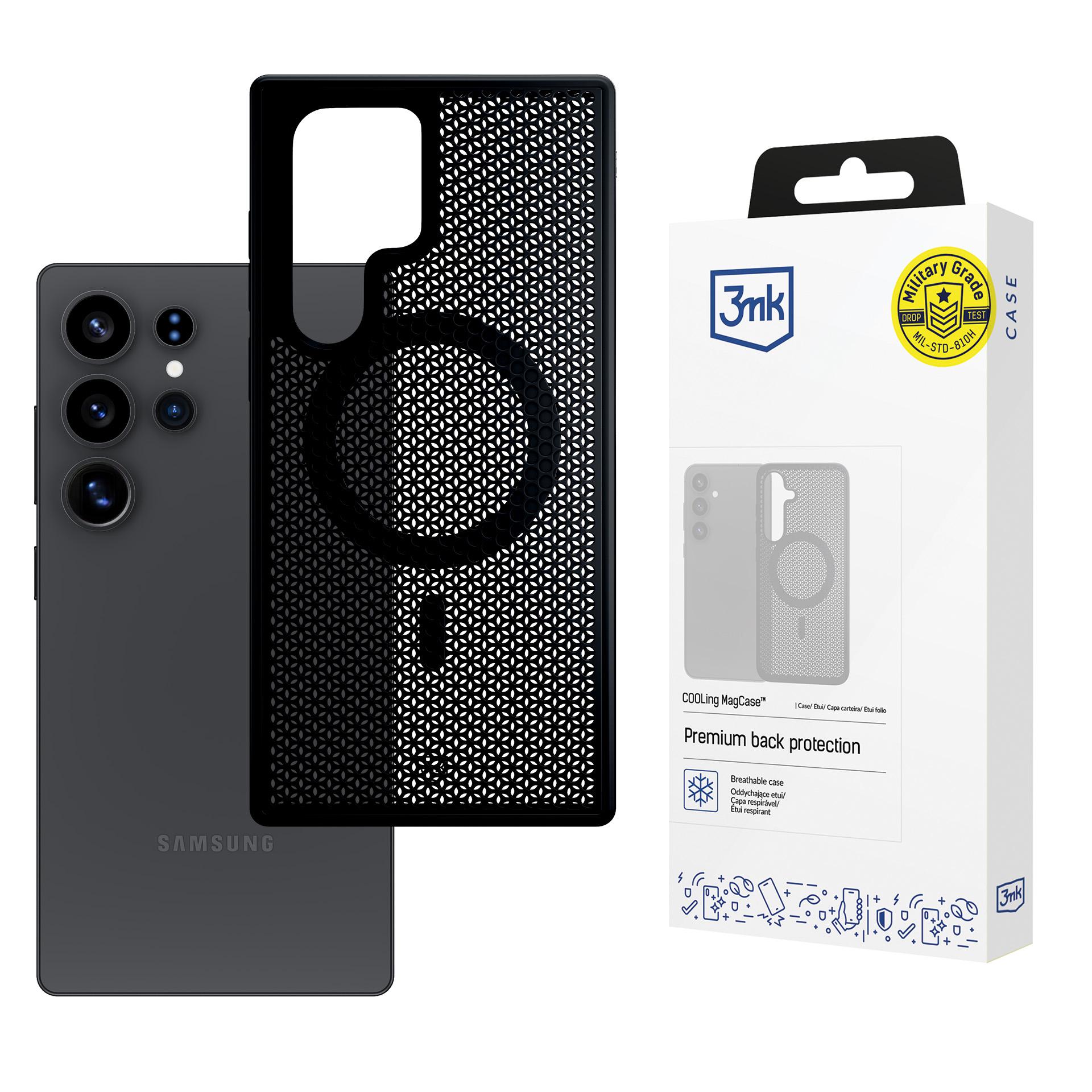 Samsung Galaxy S25 Ultra - 3mk COOLing MagCase maciņ&scaron;, apvalks mobilajam telefonam