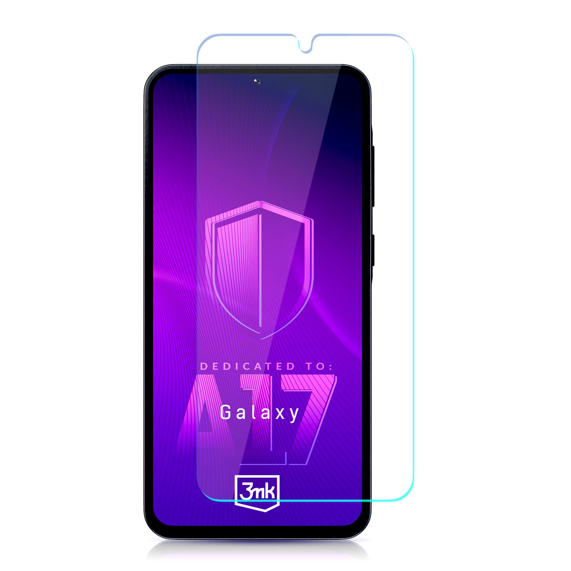 3mk Samsung Galaxy A16 4G/5G/ A17 4G/5G - HardGlass aizsardzība ekrānam mobilajiem telefoniem