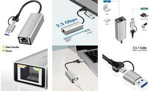 LogiLink USB-A/-C auf 2.5G Ethernet-Netzwerkadapter
