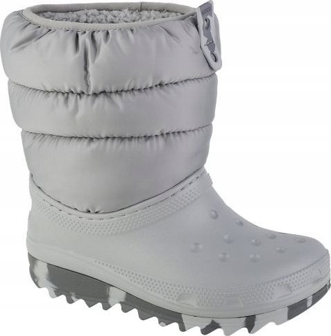 Crocs Crocs Classic Neo Puff Boot Kids 207684-007 szary 28/29