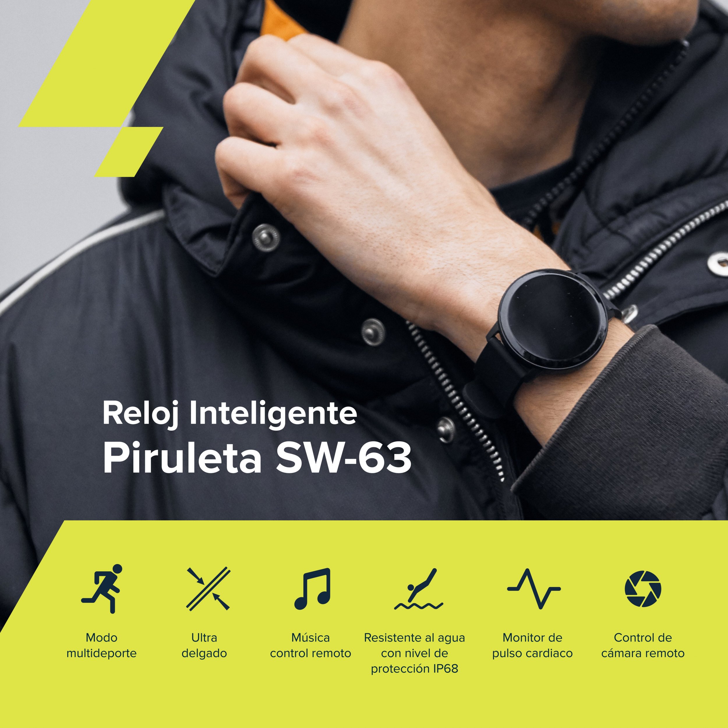 Smart watch, 1.3inches IPS full touch screen, Round watch, IP68 waterproof, multi-sport mode, BT5.0, compatibility with iOS and android, bla Viedais pulkstenis, smartwatch Smart watch, 1.3inches IPS full touch screen, Round watch, IP68 waterproof, multi-sport mode, BT5.0, compatibility with iOS and android, bla Viedais pulkstenis, smartwatch