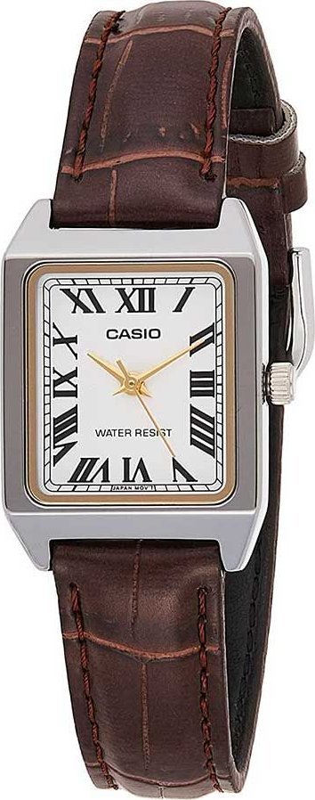 Casio watch model LTP-V007L-7B2, chocolate brown. Rokas pulksteņi