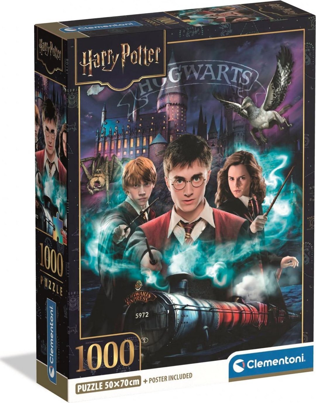 Clementoni Puzzle Compact Harry Potter 1000