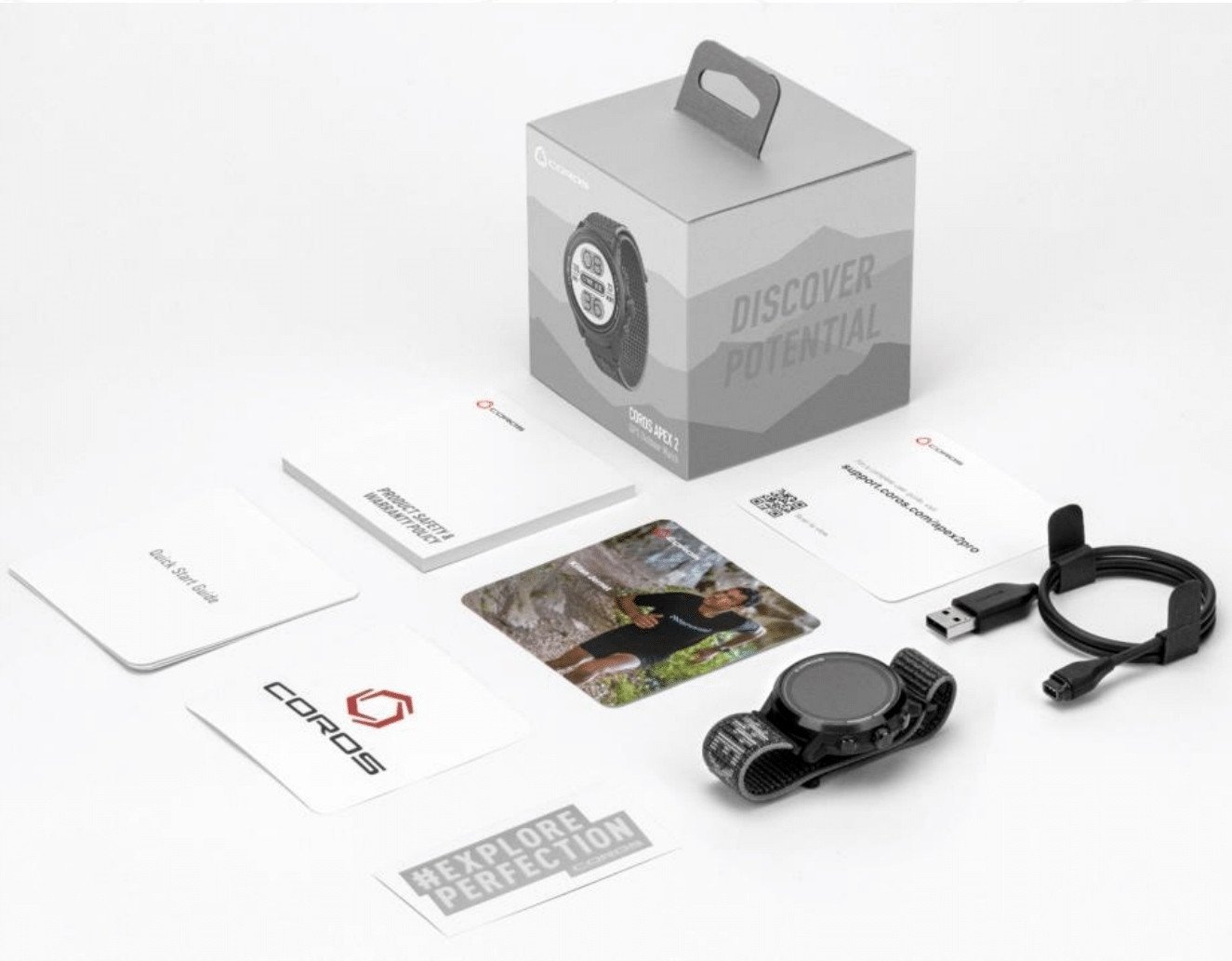 Zegarek | APEX 2 GPS Outdoor Watch, Dusty Pink WAPX2-PNK (0810005782531) Viedais pulkstenis, smartwatch