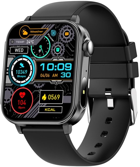Smartwatch Colmi P80 Czarny (P80 Black) P80 Black (6972436987139) Viedais pulkstenis, smartwatch Smartwatch Colmi P80 Czarny (P80 Black) P80 Black (6972436987139) Viedais pulkstenis, smartwatch
