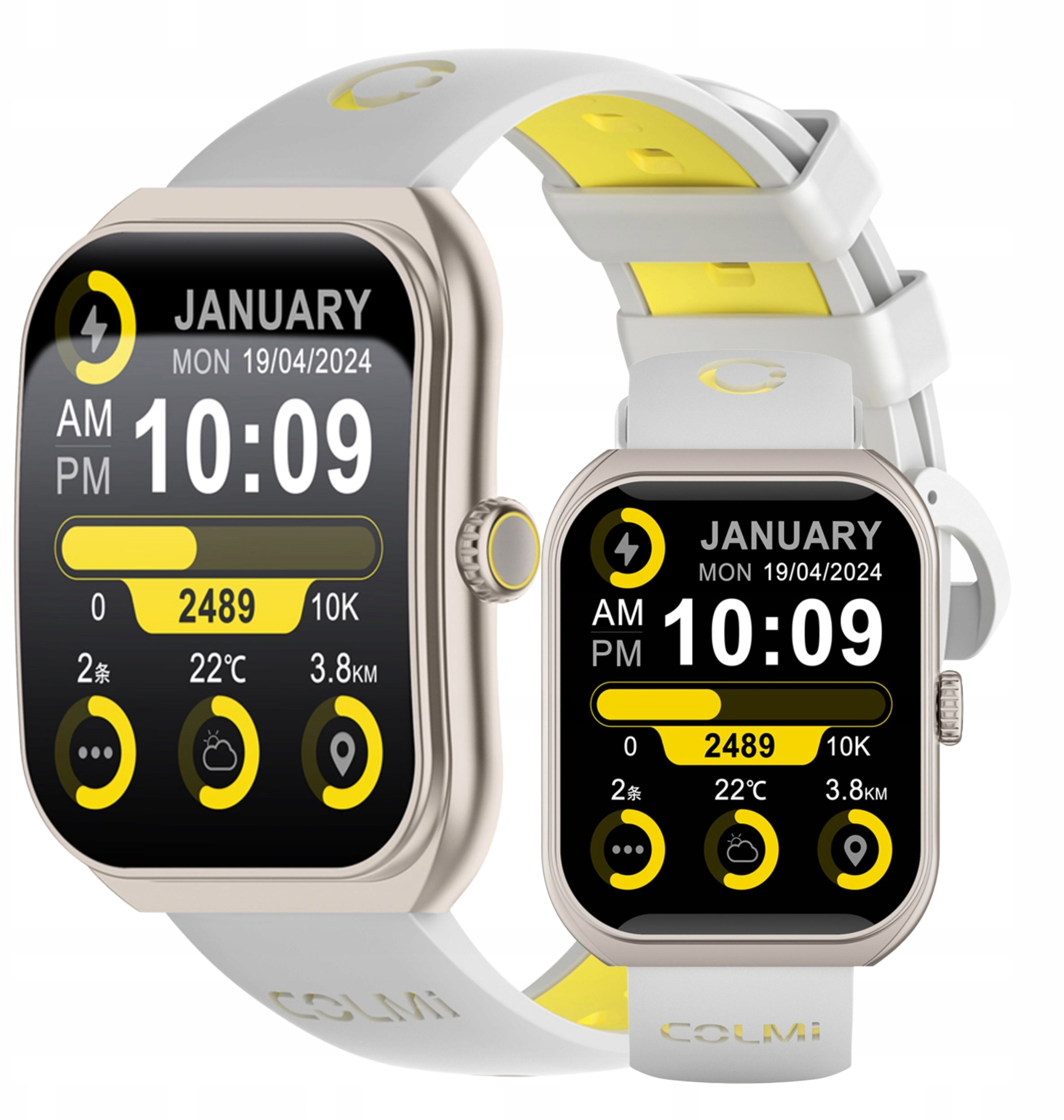 Smartwatch Colmi P86 Zloty (P86 Gold) P86 Gold (6972436987238) Viedais pulkstenis, smartwatch Smartwatch Colmi P86 Zloty (P86 Gold) P86 Gold (6972436987238) Viedais pulkstenis, smartwatch