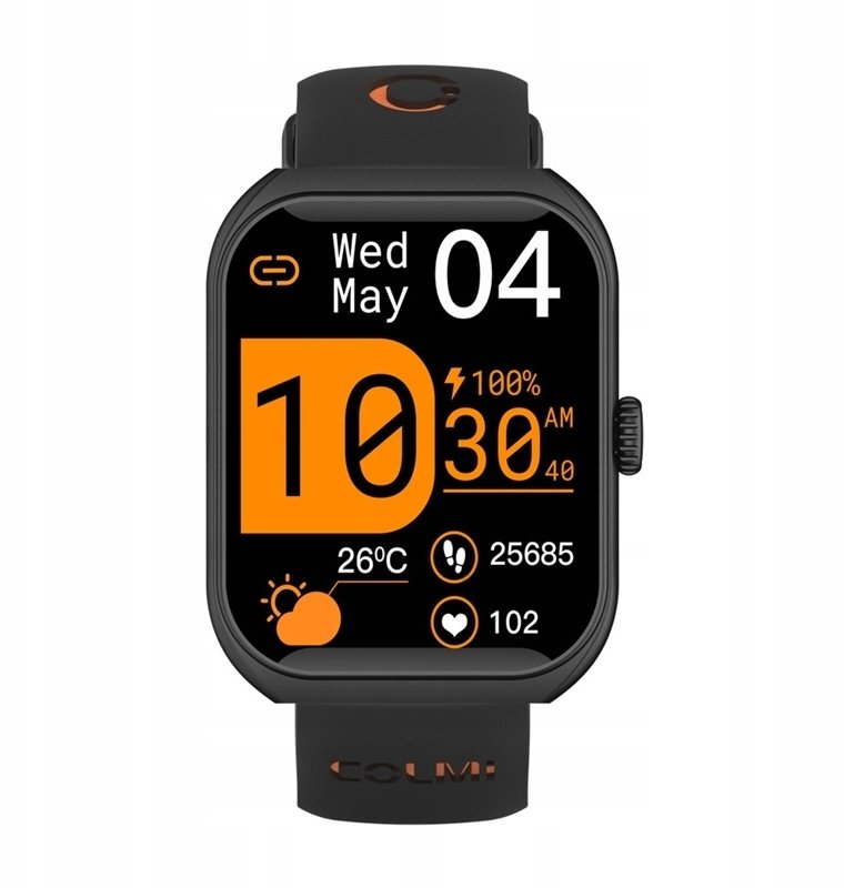Smartwatch Colmi P86 Czarny (P86 Black) P86 Black (6972436987221) Viedais pulkstenis, smartwatch Smartwatch Colmi P86 Czarny (P86 Black) P86 Black (6972436987221) Viedais pulkstenis, smartwatch