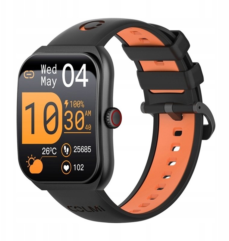Smartwatch Colmi P86 Czarny (P86 Black) P86 Black (6972436987221) Viedais pulkstenis, smartwatch Smartwatch Colmi P86 Czarny (P86 Black) P86 Black (6972436987221) Viedais pulkstenis, smartwatch