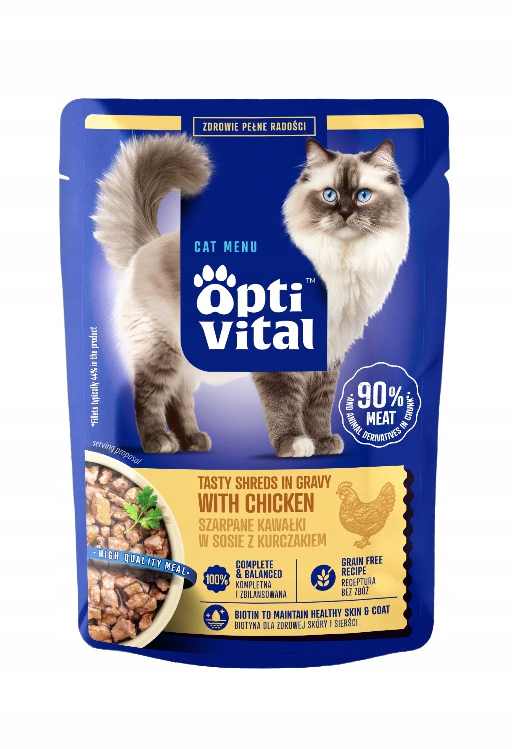 Cherie OptiVital szarpane kawalki dla kota