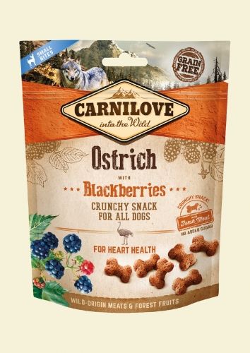 CARNILOVE Przysmak Dog Snack Fresh Crunchy Ostrich+Blackberries 200g CARNILOVE Przysmak Dog Snack Fresh Crunchy Ostrich+Blackberries 200g