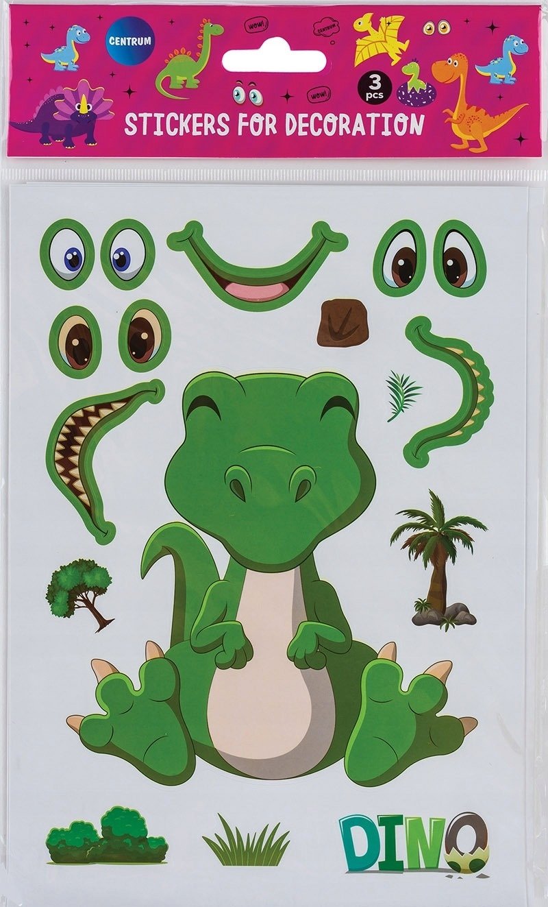 Centrum Decoration stickers set Dino 3
