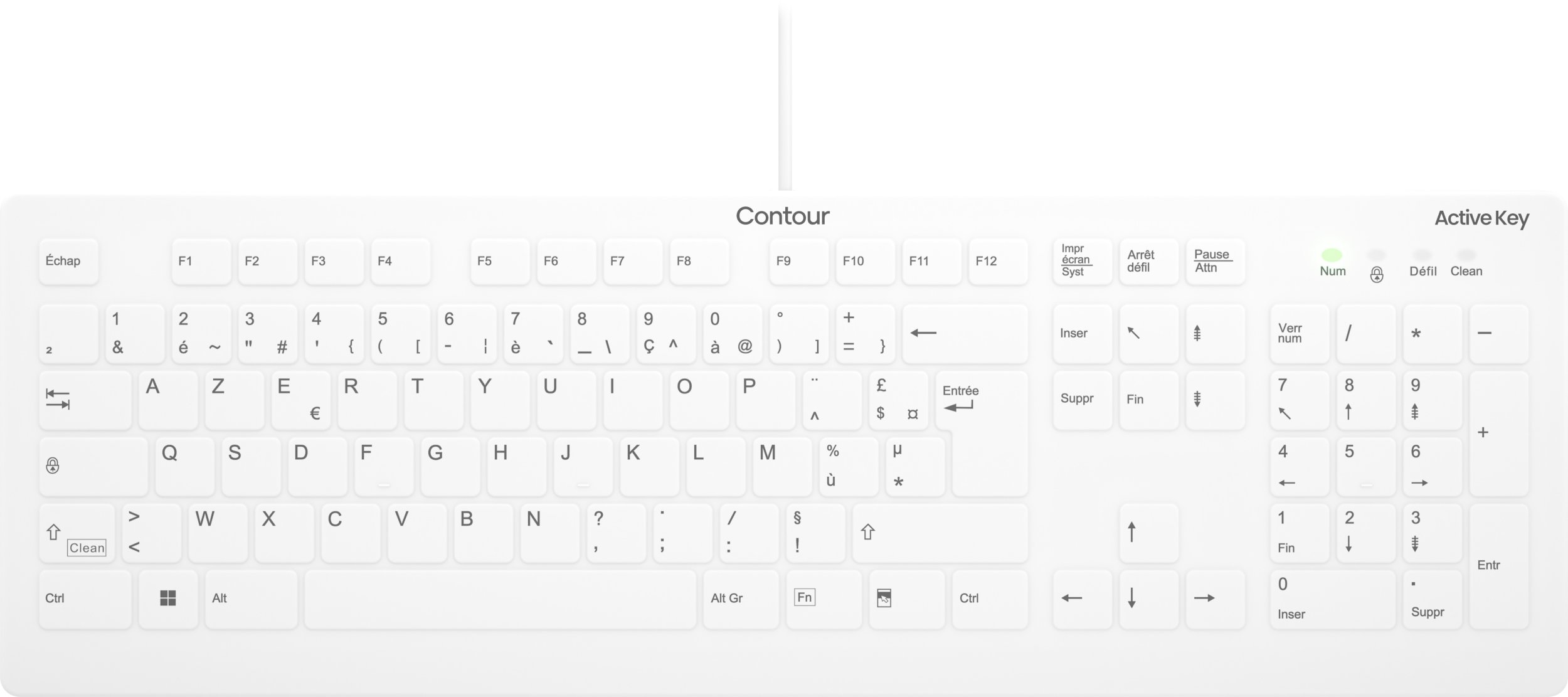Klawiatura Contour ACTIVE KEY Flat Profile
