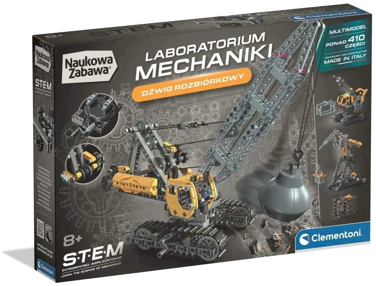 Clementoni CLM LAB MECHANIKI DZWIG ROZBIORKOWY