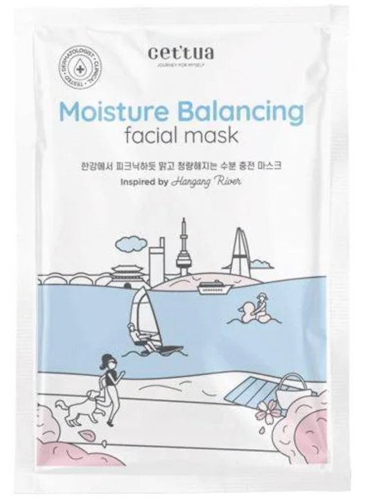Cettua     Moisturising  Balancing  Sheet Mask  For
