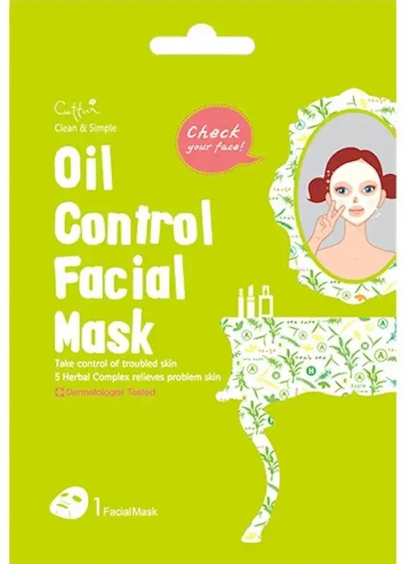 Cettua     Oil Control  Sheet Mask  For