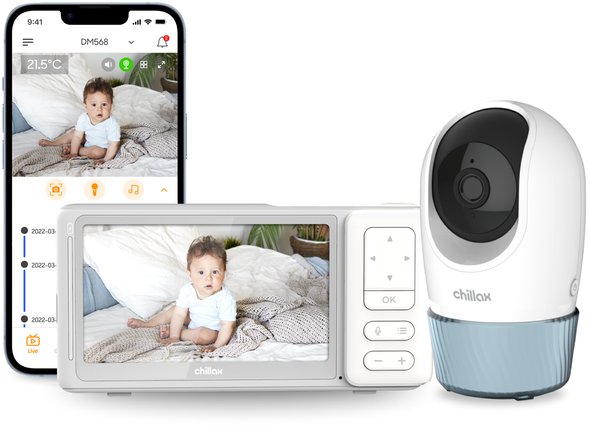 Niania Chillax DM568 Wi-Fi/FHSS Bialy (ATL1428803)