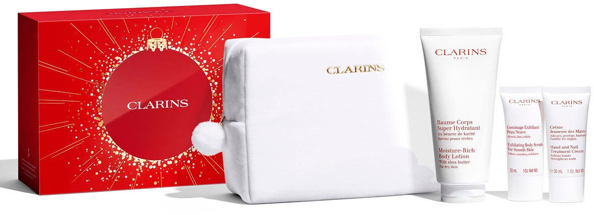 Clarins Set : Moisture-Rich  Shea Butter