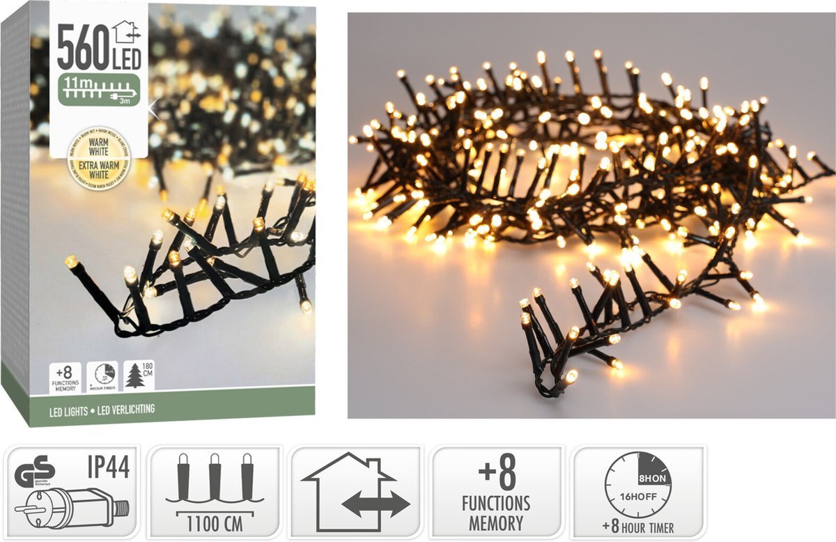CHRISTMAS_TO Garland elect AGL560710 560LED 11M