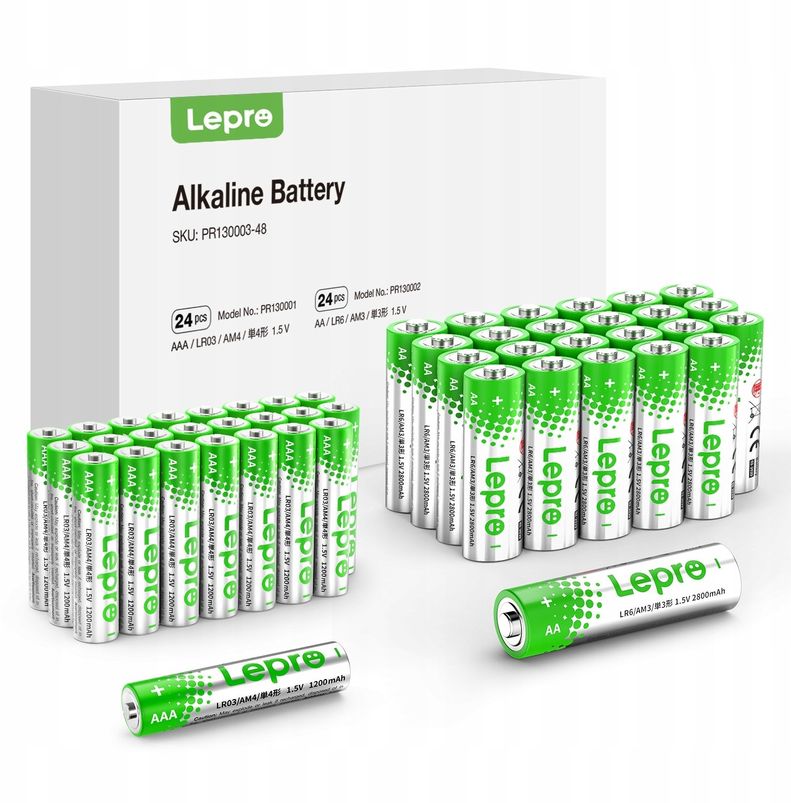 CHiQ Baterie alkaliczne LEPRO 130003-48 AA/AAA
