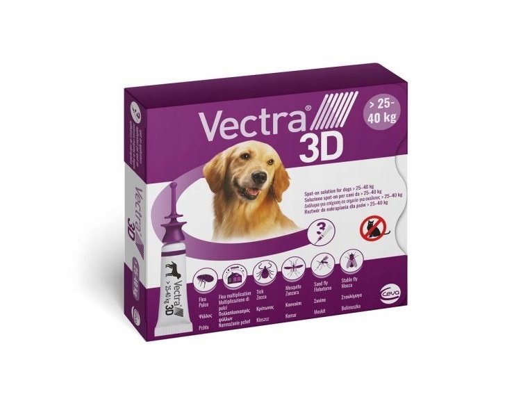 Ceva Vectra 3D dla psow 25-40kg
