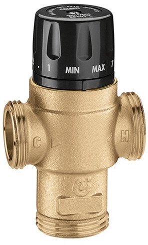 Caleffi Termostatyczny zawor mieszajacy 3/4". Zakres