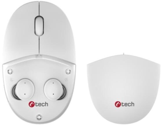Mysz C-Tech S TWS sluchawkami Dual