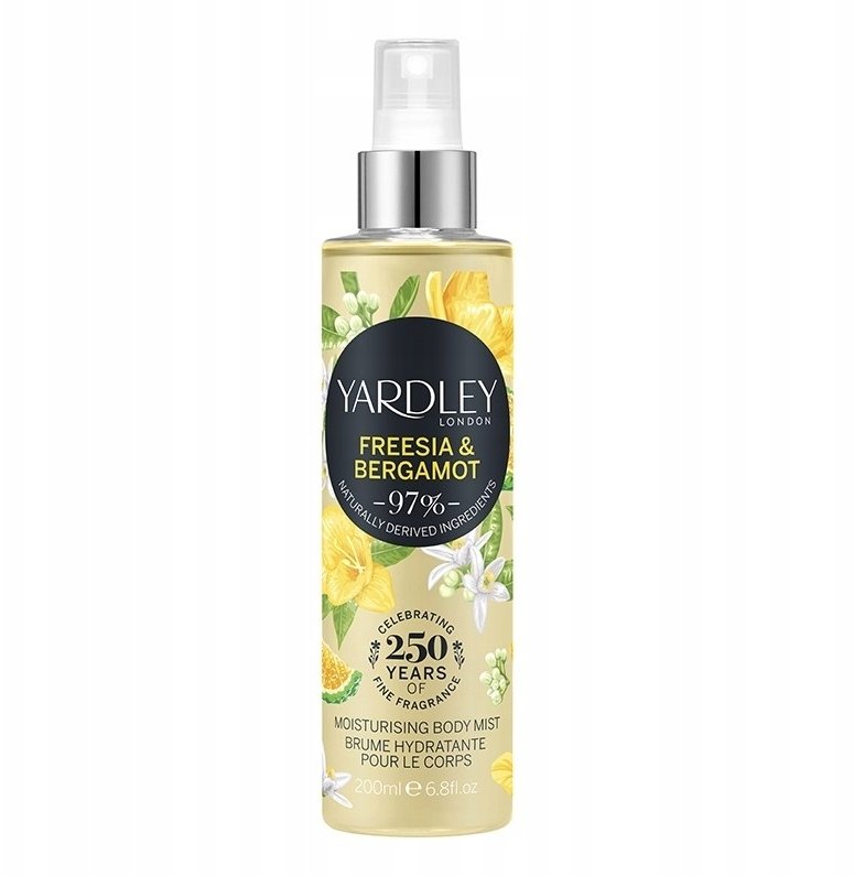 Yardley Freesia and Bergamot Scented Spray