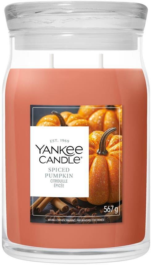 Yankee Candle Spiced Pumpkin swieca Okragly