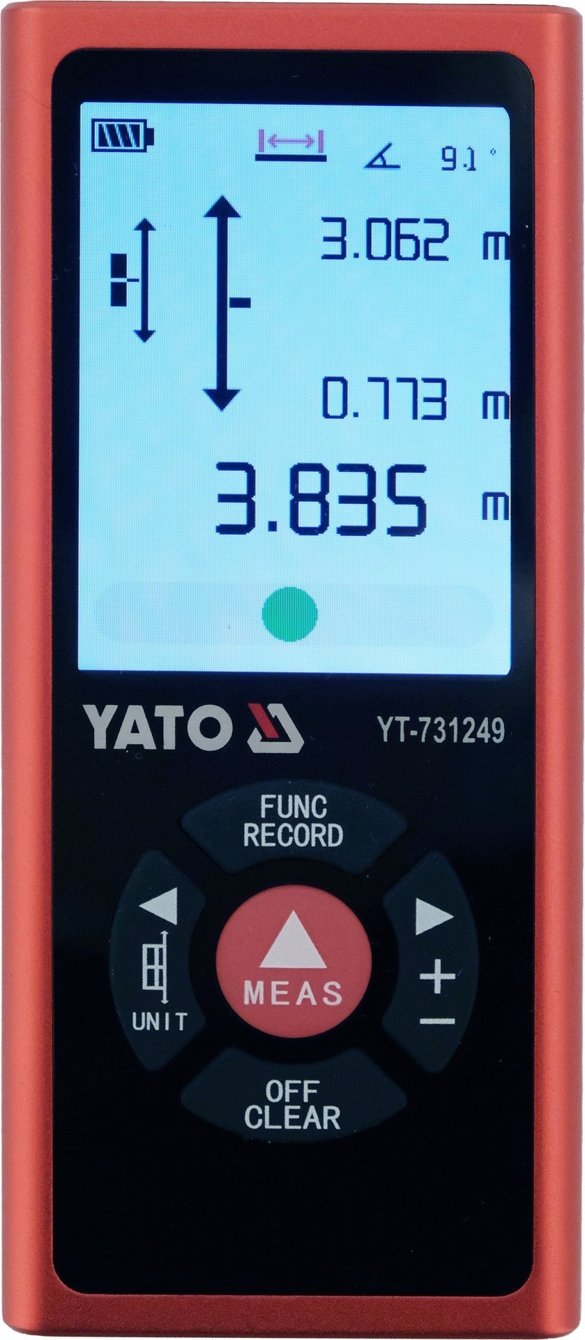 Dalmierz laserowy Yato Dwukierunkowy 2 x