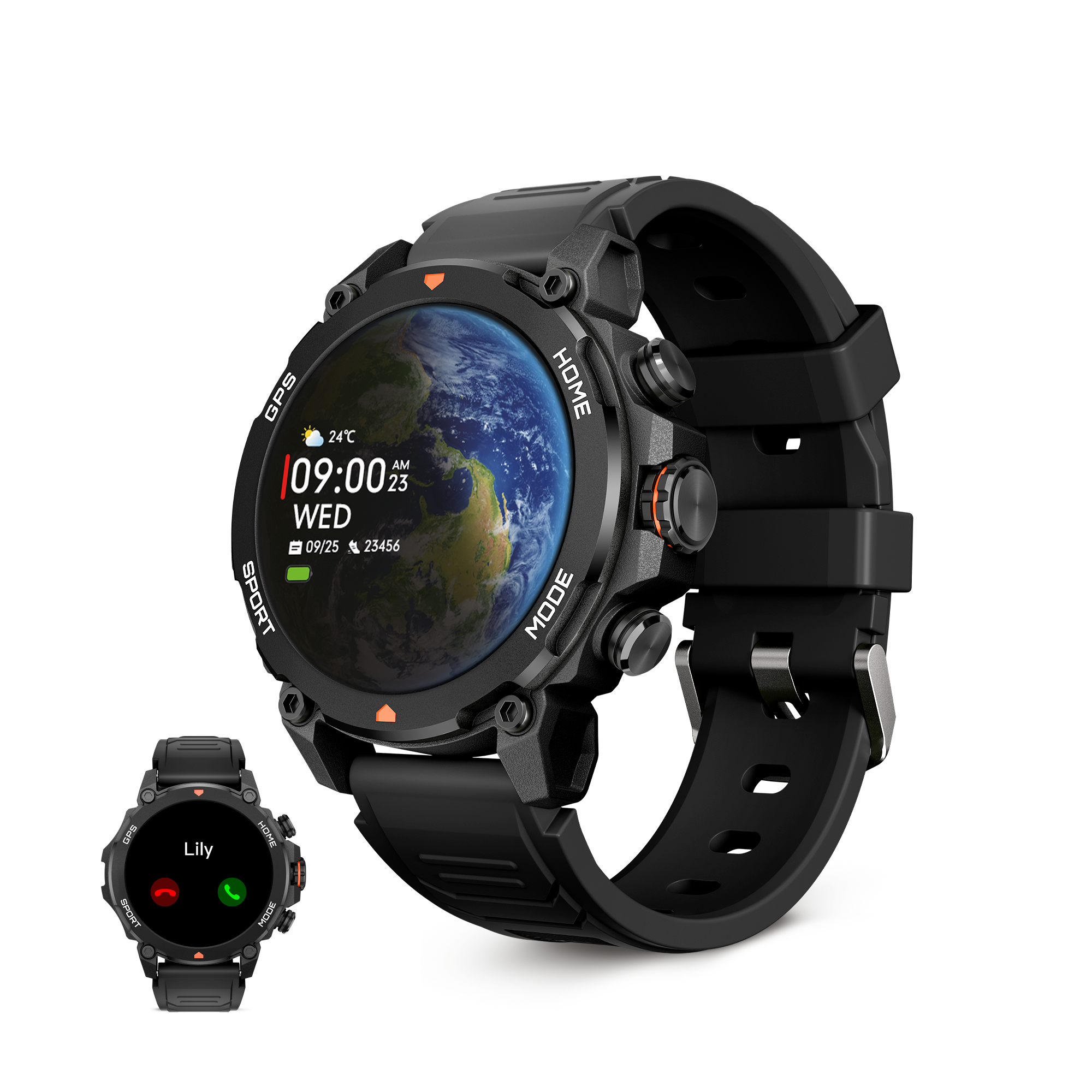Ksix Smartwatch EXPLORER, Black BXSW26N (8427542136110) Viedais pulkstenis, smartwatch Ksix Smartwatch EXPLORER, Black BXSW26N (8427542136110) Viedais pulkstenis, smartwatch