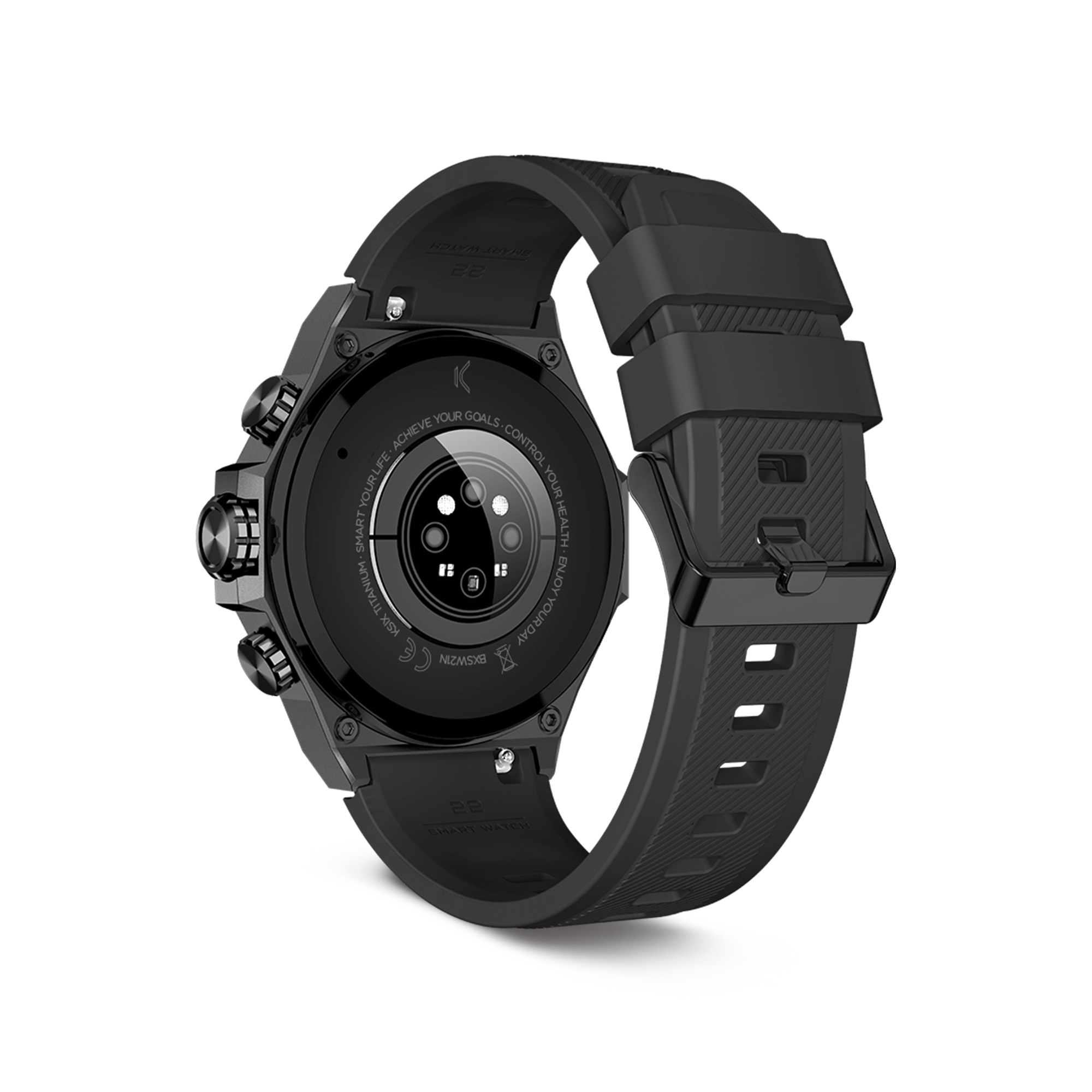 Ksix Smartwatch TITANIUM, Black BXSW21N (8427542133256) Viedais pulkstenis, smartwatch Ksix Smartwatch TITANIUM, Black BXSW21N (8427542133256) Viedais pulkstenis, smartwatch