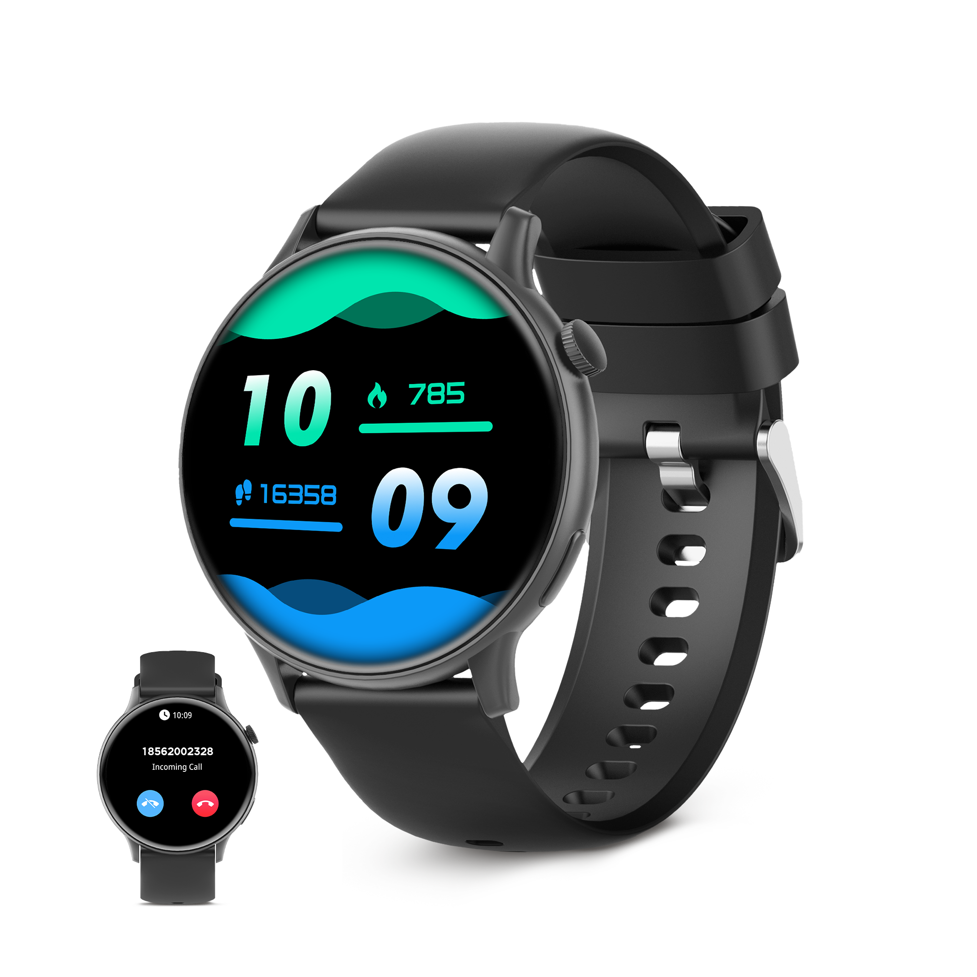 Ksix Smartwatch CORE 2, Black BXSW24N (8427542135779) Viedais pulkstenis, smartwatch Ksix Smartwatch CORE 2, Black BXSW24N (8427542135779) Viedais pulkstenis, smartwatch
