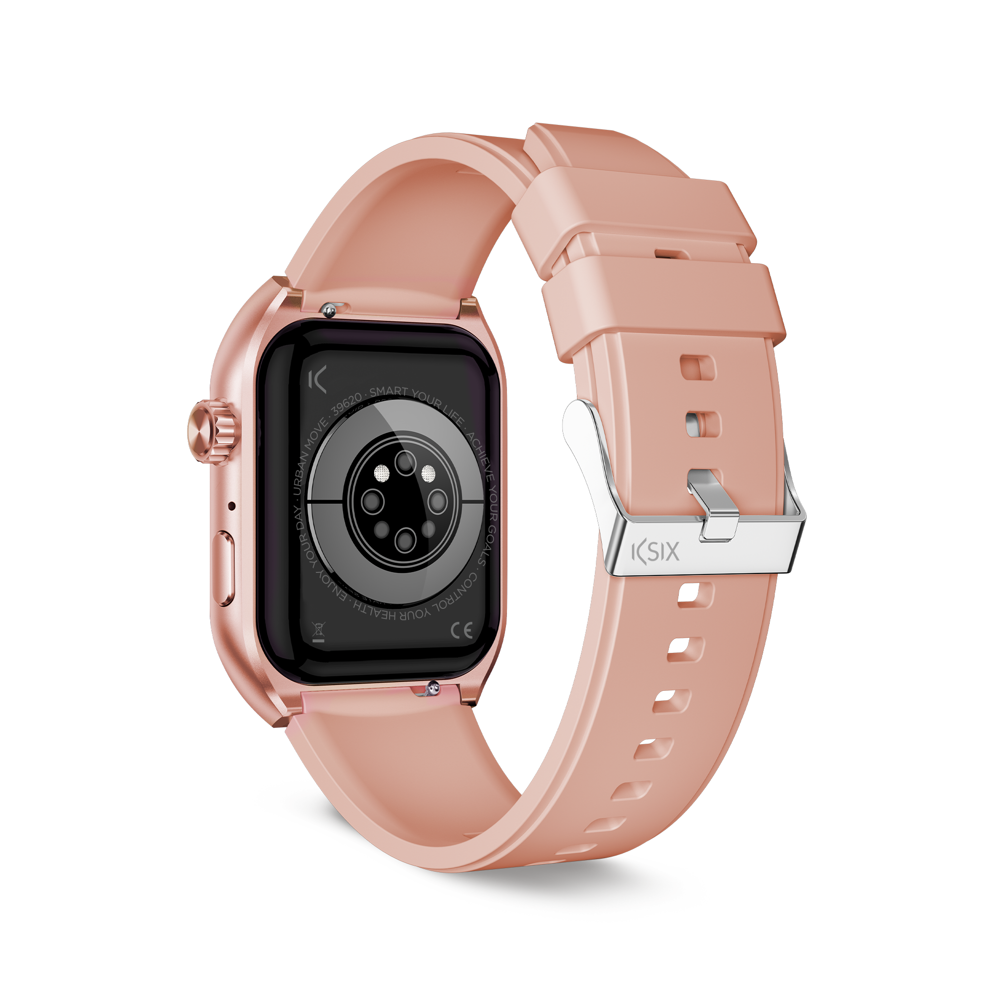 Ksix Smartwatch URBAN MOVE, Pink BXSW28R (8427542138305) Viedais pulkstenis, smartwatch Ksix Smartwatch URBAN MOVE, Pink BXSW28R (8427542138305) Viedais pulkstenis, smartwatch