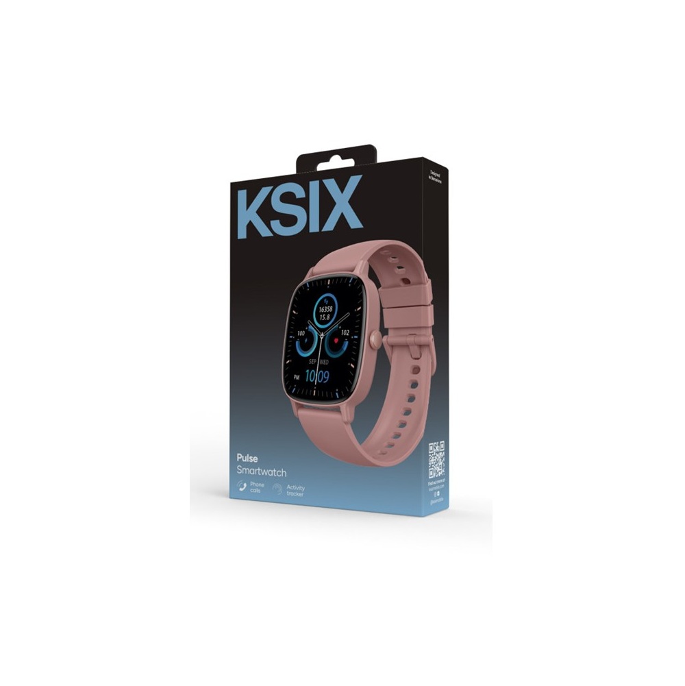 Ksix Smartwatch PULSE, Pink BXSW31R (8427542141053) Viedais pulkstenis, smartwatch Ksix Smartwatch PULSE, Pink BXSW31R (8427542141053) Viedais pulkstenis, smartwatch