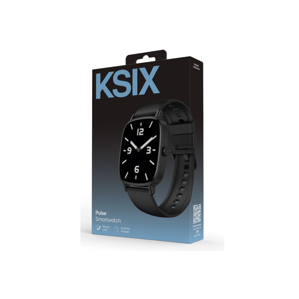 Ksix Smartwatch PULSE, Black BXSW31N (8427542139425) Viedais pulkstenis, smartwatch Ksix Smartwatch PULSE, Black BXSW31N (8427542139425) Viedais pulkstenis, smartwatch