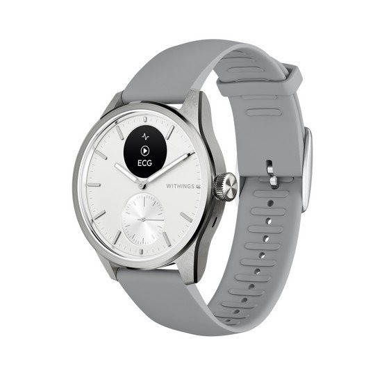 Withings ScanWatch 2 1.6 cm (0.63") OLED 42 mm Hybrid Stainless steel Viedais pulkstenis, smartwatch