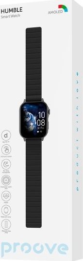 SMARTWATCH Zegarek Wodoodporny SMART WATCH IP68 AMOLED 2,04'' PROOVE HUMBLE / Czarny SB9553 (6901111370126) Viedais pulkstenis, smartwatch SMARTWATCH Zegarek Wodoodporny SMART WATCH IP68 AMOLED 2,04'' PROOVE HUMBLE / Czarny SB9553 (6901111370126) Viedais pulkstenis, smartwatch