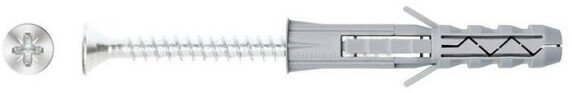 Wkret-met FRAME PLUG WITH SCREW 10X120