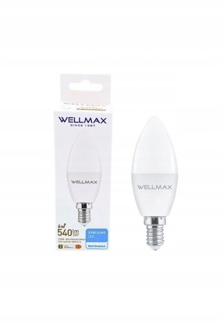 Wellmax Zarowka LED 6W E14 Swieczka