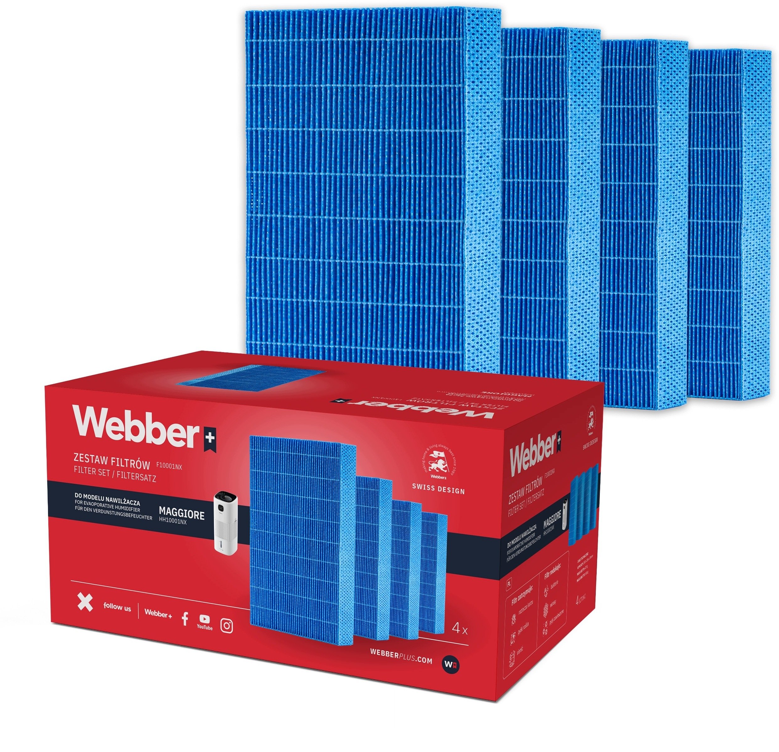 Webber Filtr do nawilzacza powietrza HH10001FNX