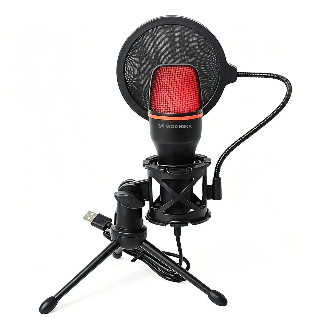 Mikrofon Wozinsky Studyjny WM-W111 gamingowy przewodowy