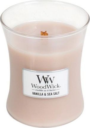 WoodWick swieca zapachowa Vanilla  Sea Salt