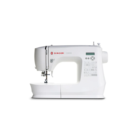 Singer | Sewing Machine | C5605 | Number of stitches 80 | Number of buttonholes 6 | White C5605 (7393033133108) Šujmašīnas