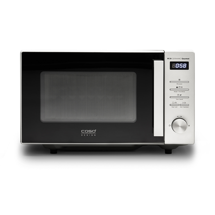 Mikroviļņu krāsns 03321 Caso | Ceramic Gourmet Microwave Oven | M 20 | Free standing | 700 W | Silver 4038437033212 Caso