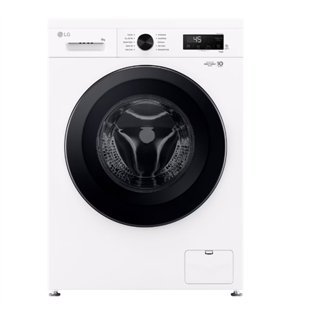 LG Washing Machine | F4X1008NWK | Energy efficiency class A | Front loading | Washing capacity 8 kg | 1350 RPM | Depth 56 cm | Width 60 cm | Veļas mašīna