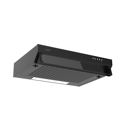 CATA CAMPANA Hood FK SLIM 6000 X, B, Width 60 cm, Max 350 m/h, LED, Black | CATA Tvaika nosūcējs