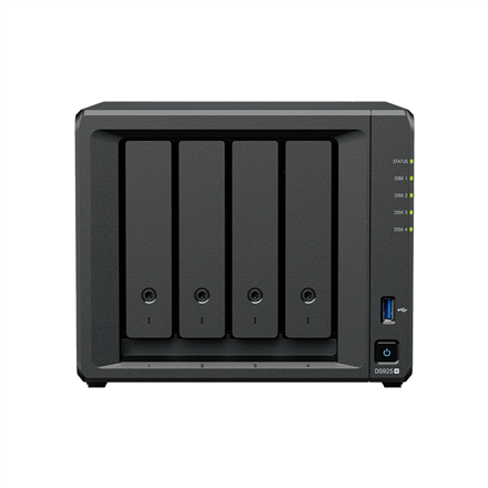 NAS DS925+ 4x0HDD V1500B 4GB DDR4 ECC 2x2,5GbE RJ45 3Y